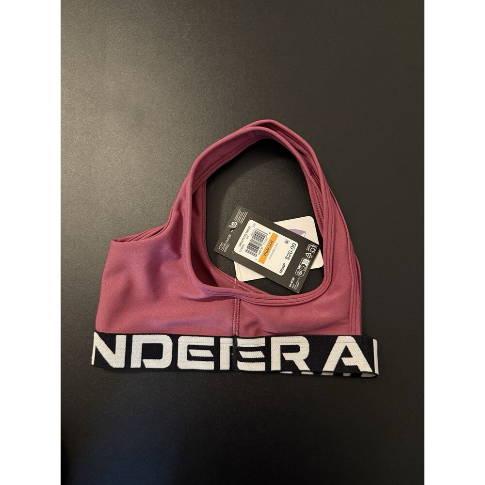 Under Armour Girls Crossback Sports Bra YLG Pink Athletic Training NWT Free Ship